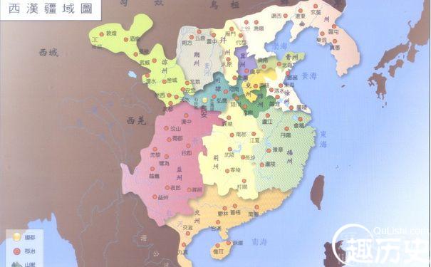 西汉前期形势图